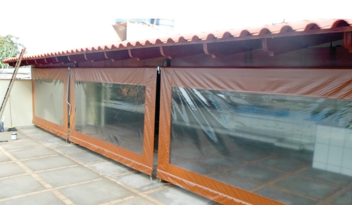 Toldo Cortina lona visor